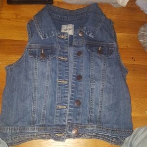 A denim vest